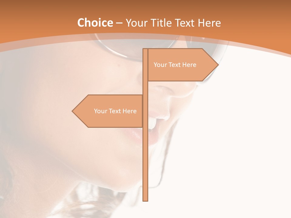 Gorgeous  Glasses PowerPoint Template