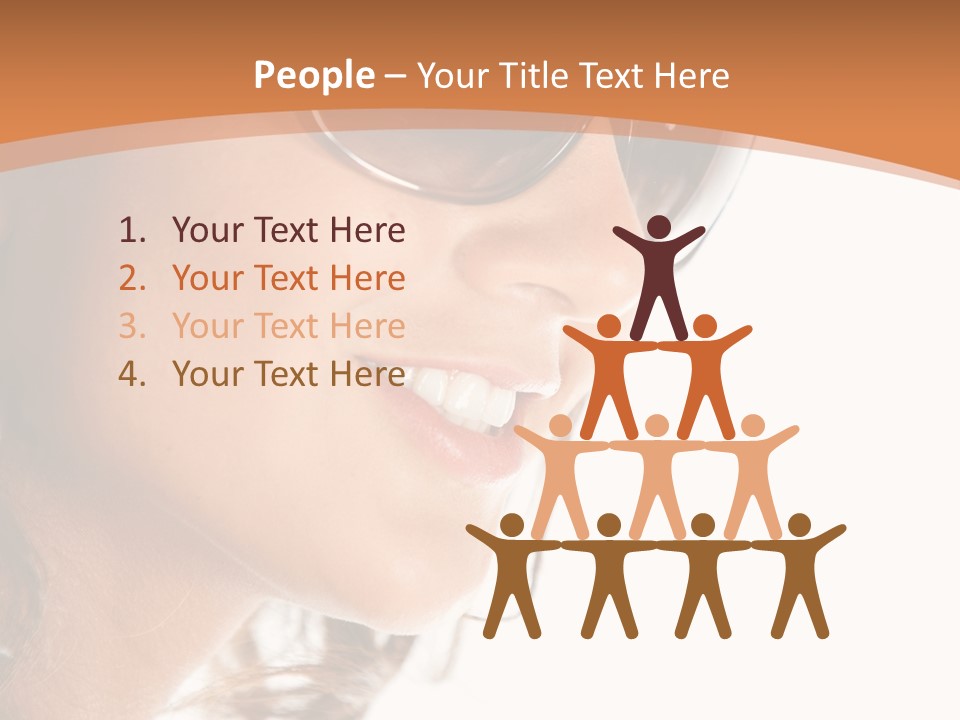 Gorgeous  Glasses PowerPoint Template