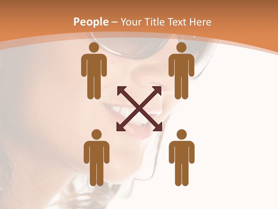 Gorgeous  Glasses PowerPoint Template