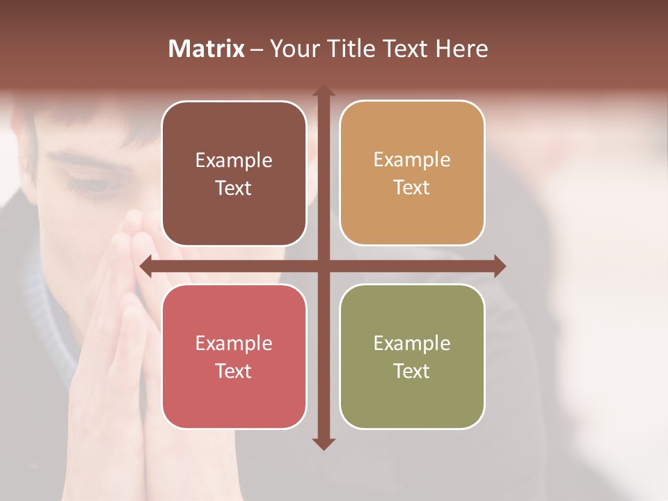 Man Pair People PowerPoint Template