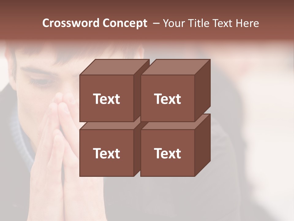 Man Pair People PowerPoint Template