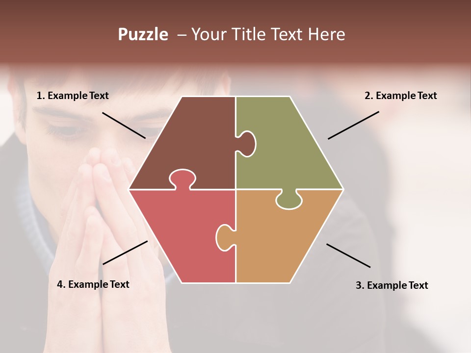 Man Pair People PowerPoint Template