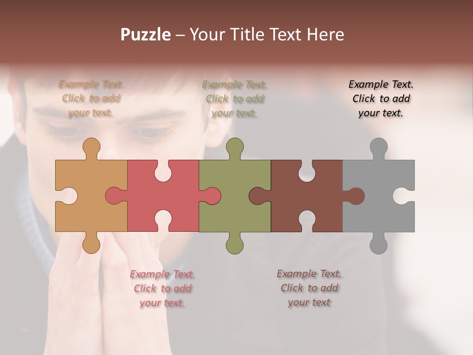 Man Pair People PowerPoint Template