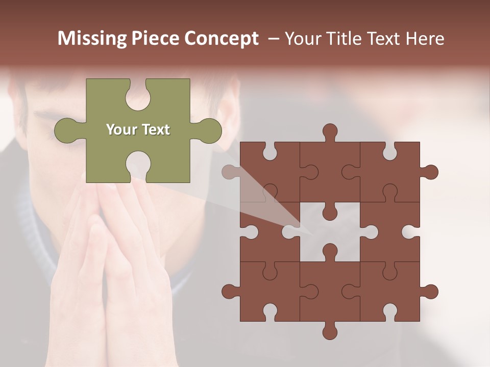 Man Pair People PowerPoint Template