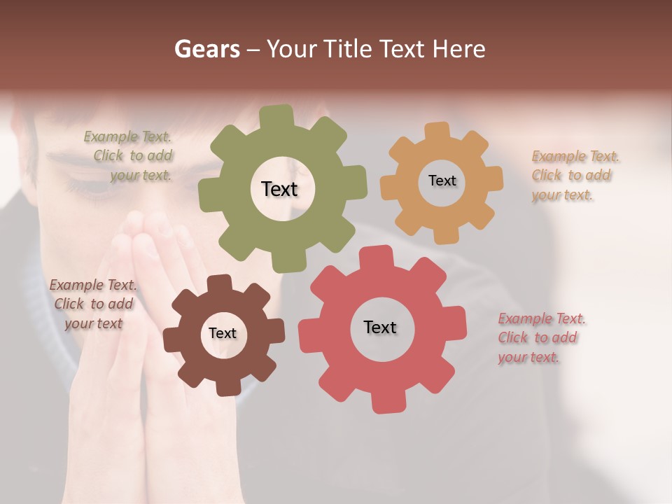 Man Pair People PowerPoint Template