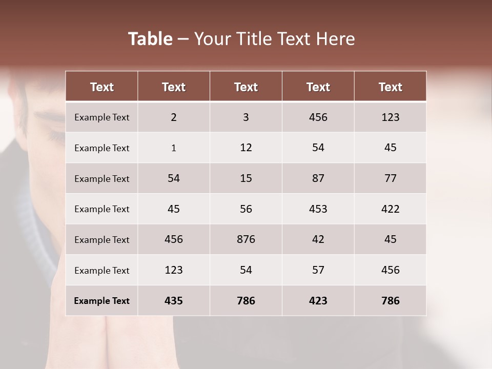 Man Pair People PowerPoint Template