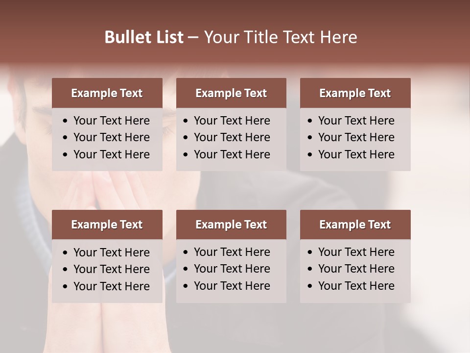 Man Pair People PowerPoint Template