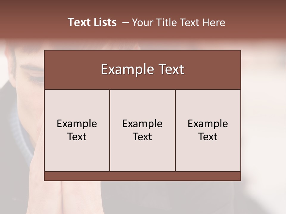 Man Pair People PowerPoint Template