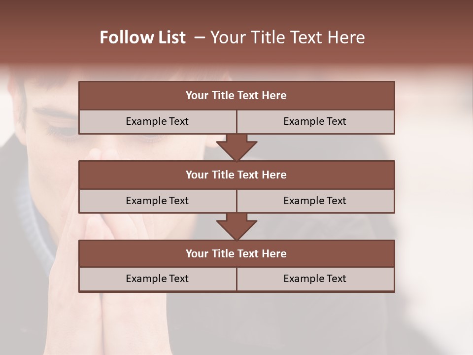 Man Pair People PowerPoint Template