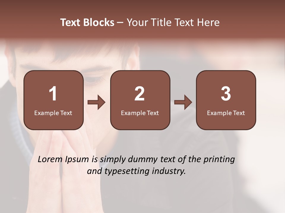 Man Pair People PowerPoint Template