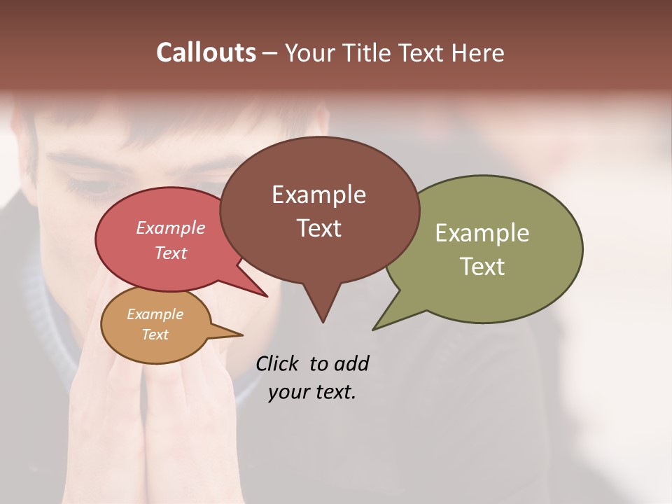 Man Pair People PowerPoint Template