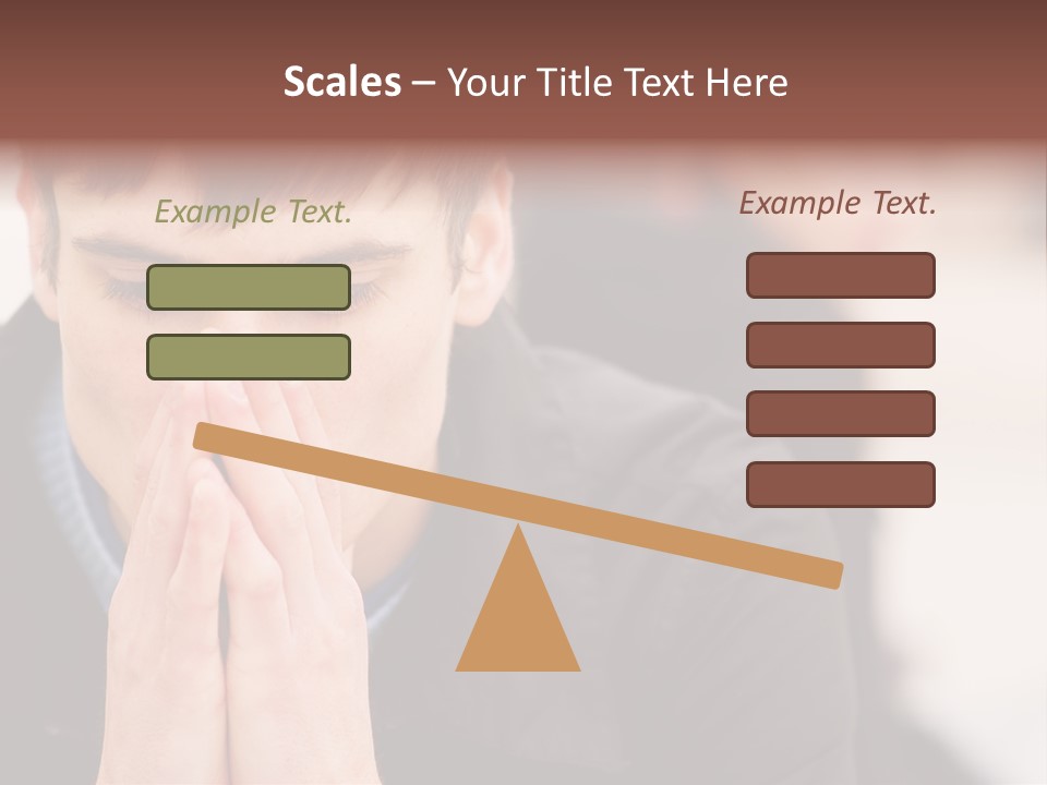 Man Pair People PowerPoint Template
