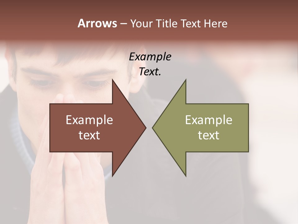 Man Pair People PowerPoint Template