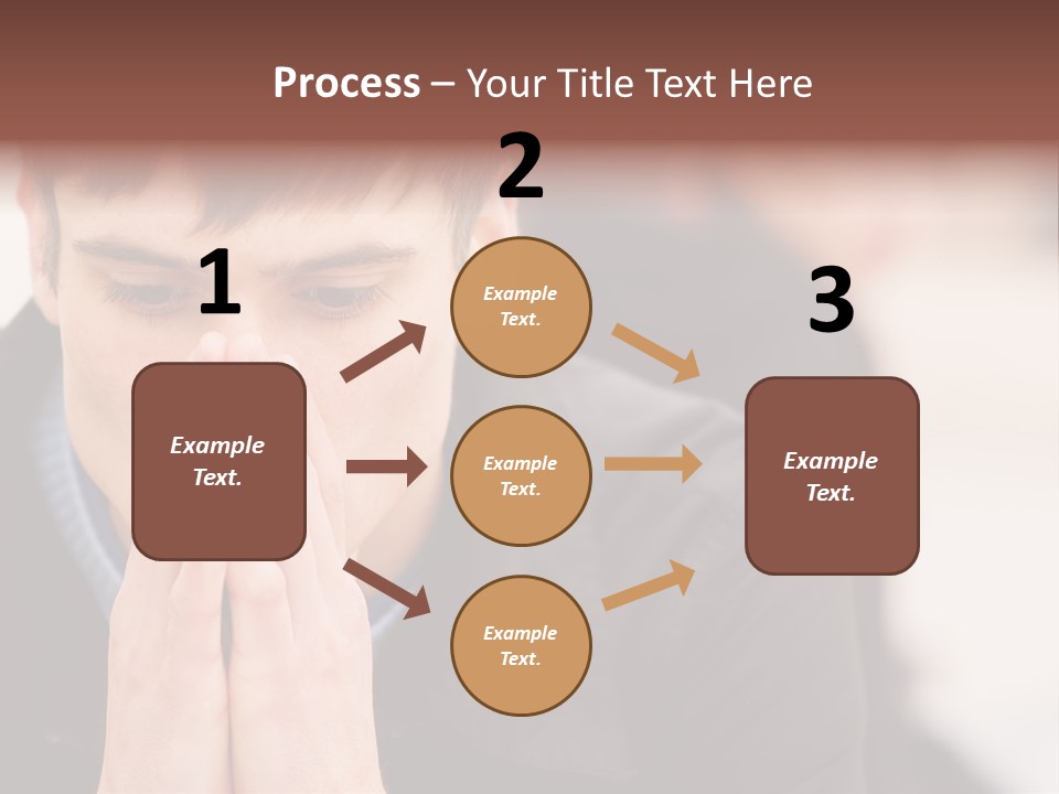 Man Pair People PowerPoint Template
