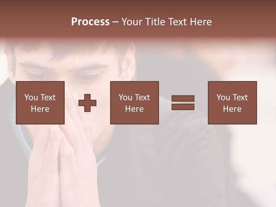 Man Pair People PowerPoint Template