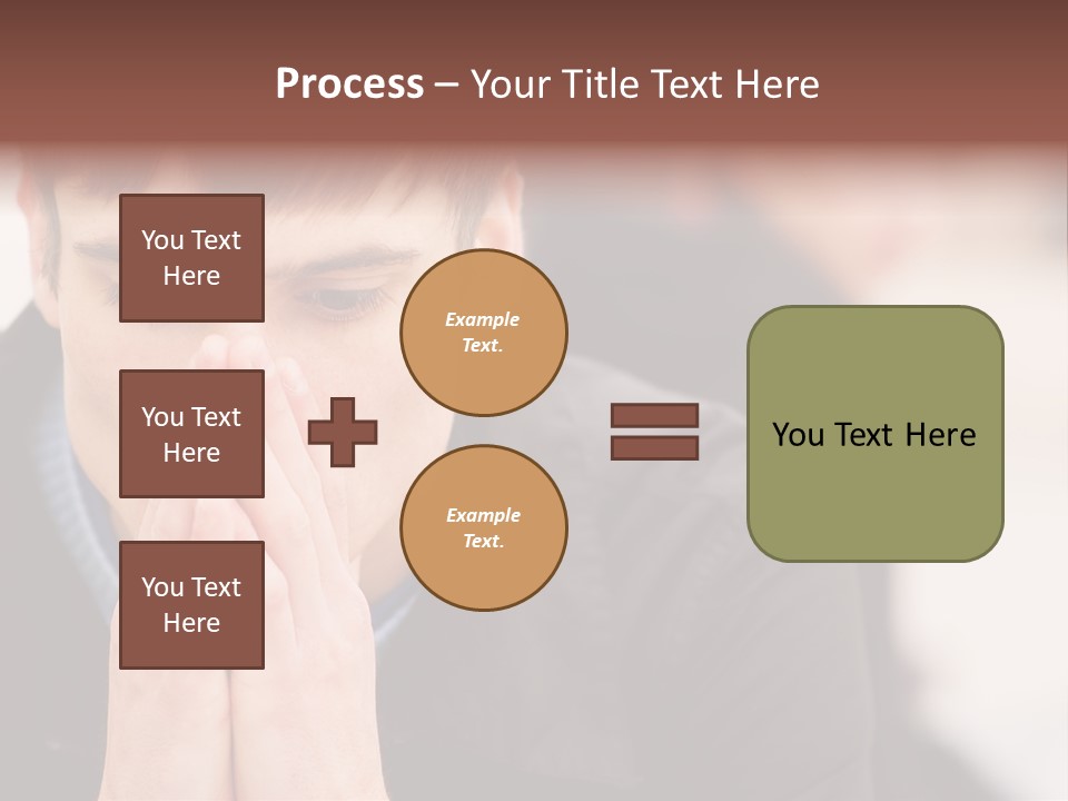 Man Pair People PowerPoint Template
