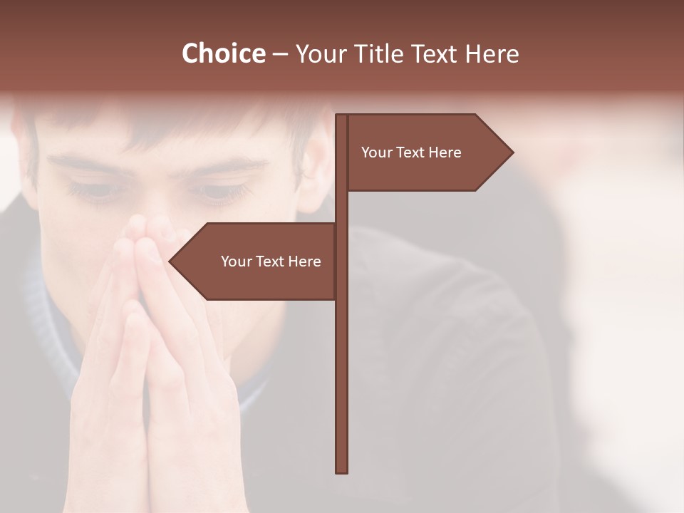 Man Pair People PowerPoint Template