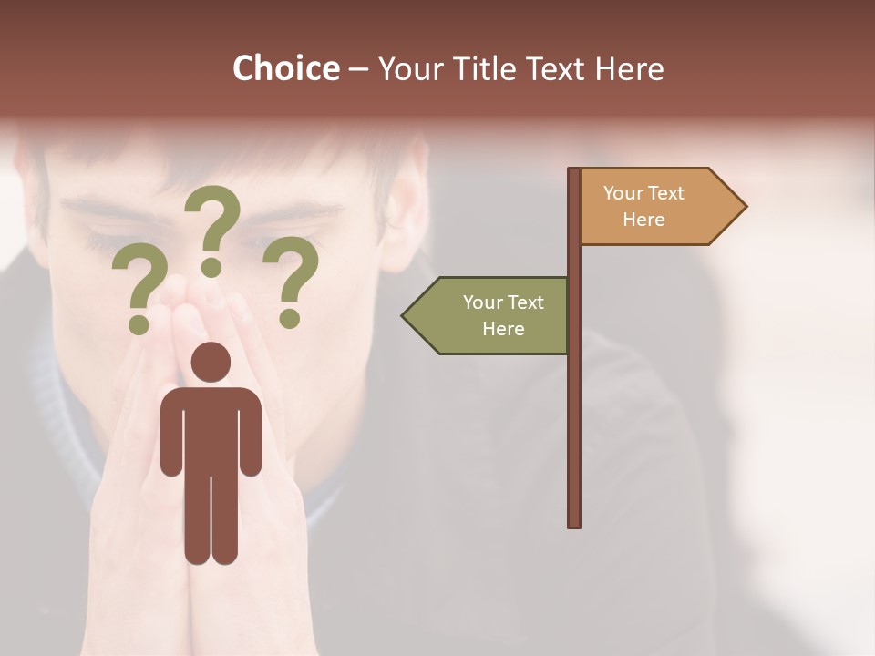 Man Pair People PowerPoint Template