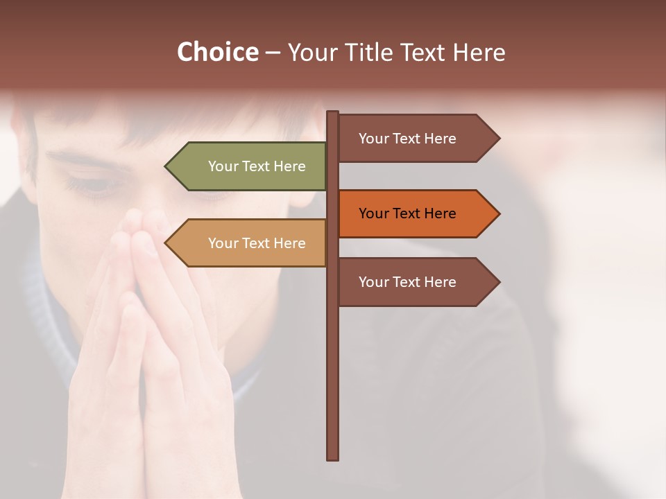 Man Pair People PowerPoint Template