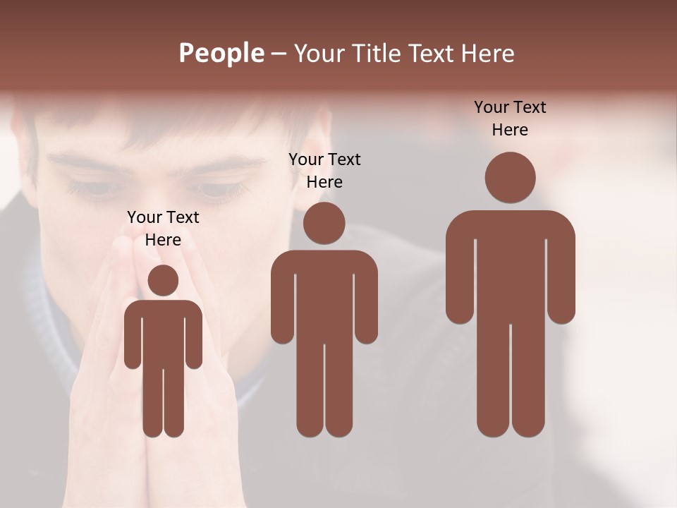 Man Pair People PowerPoint Template