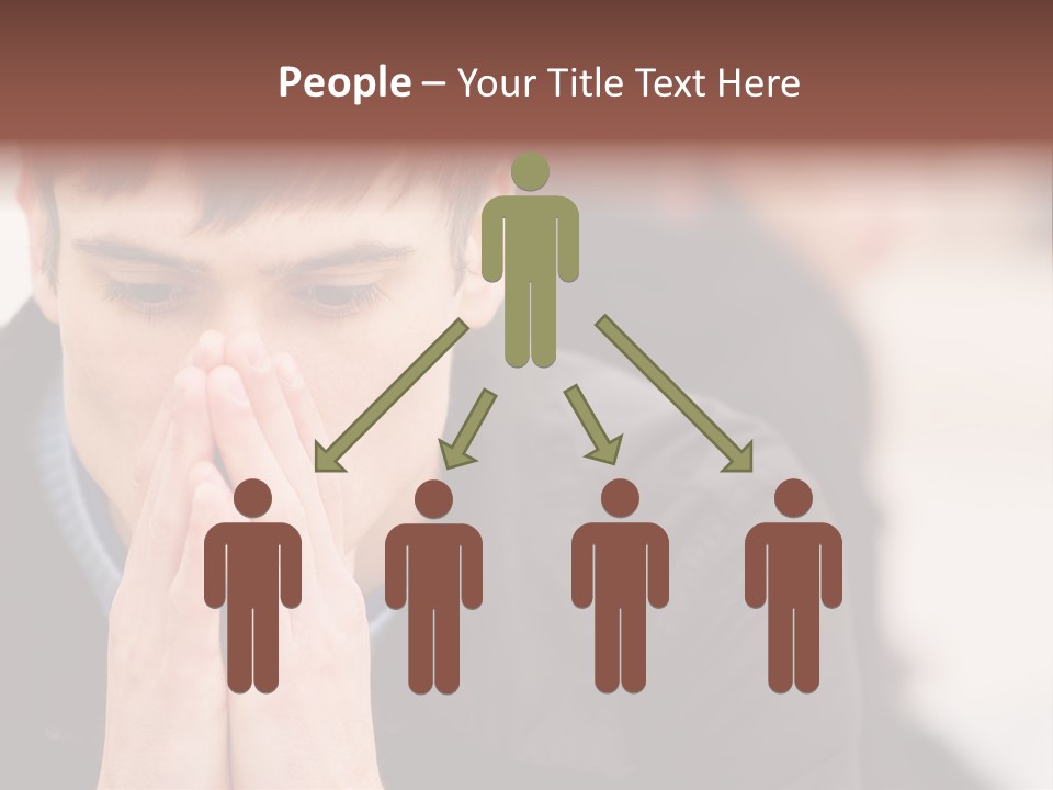 Man Pair People PowerPoint Template