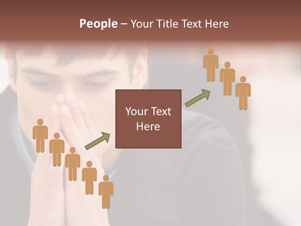 Man Pair People PowerPoint Template