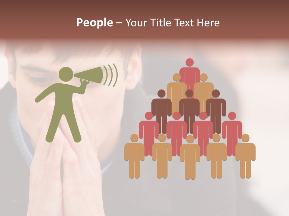 Man Pair People PowerPoint Template