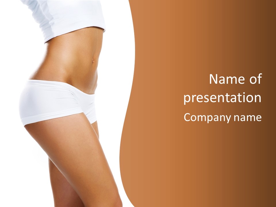 Short Young Panties PowerPoint Template