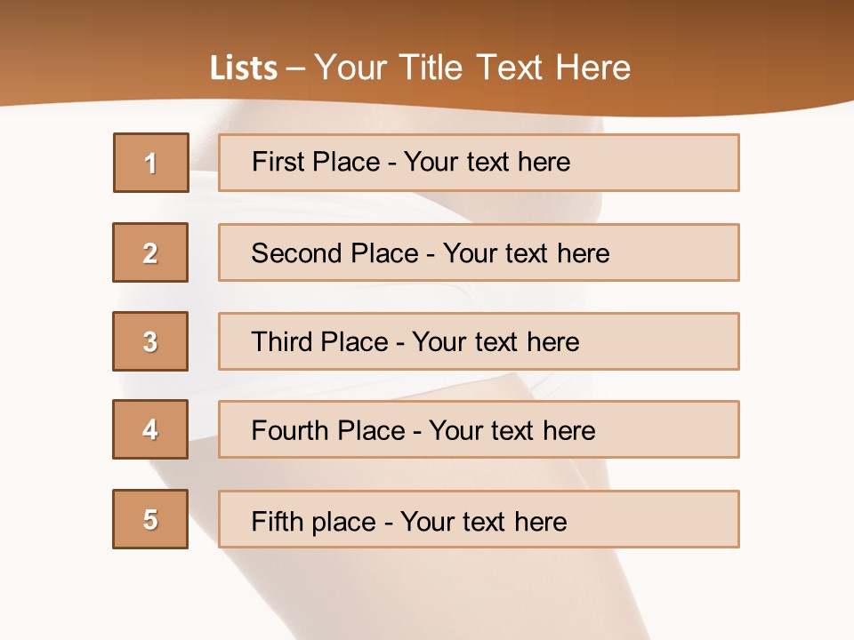 Short Young Panties PowerPoint Template