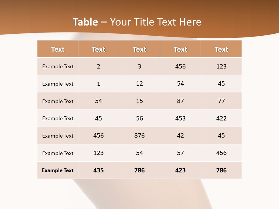 Short Young Panties PowerPoint Template