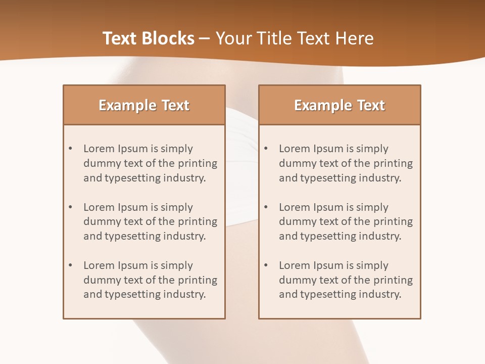 Short Young Panties PowerPoint Template