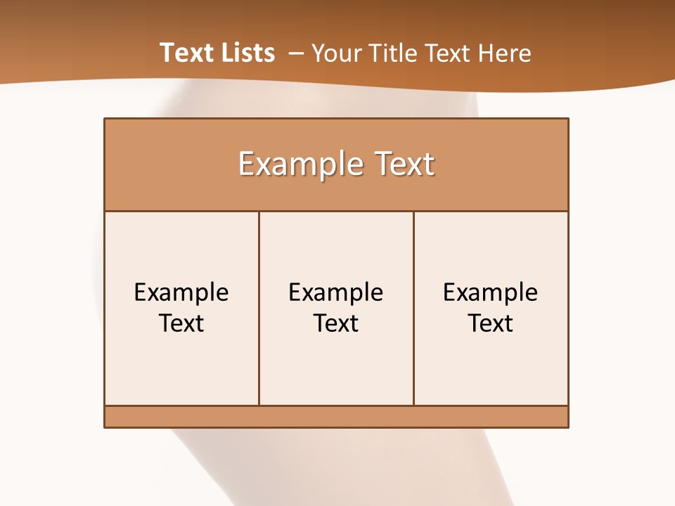 Short Young Panties PowerPoint Template