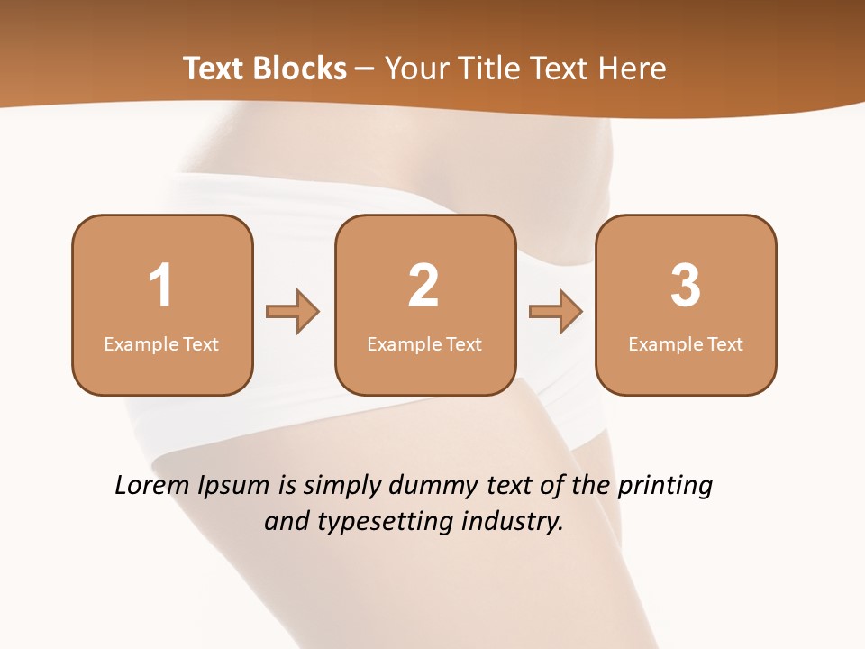 Short Young Panties PowerPoint Template