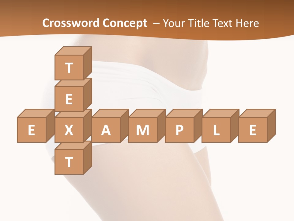 Short Young Panties PowerPoint Template