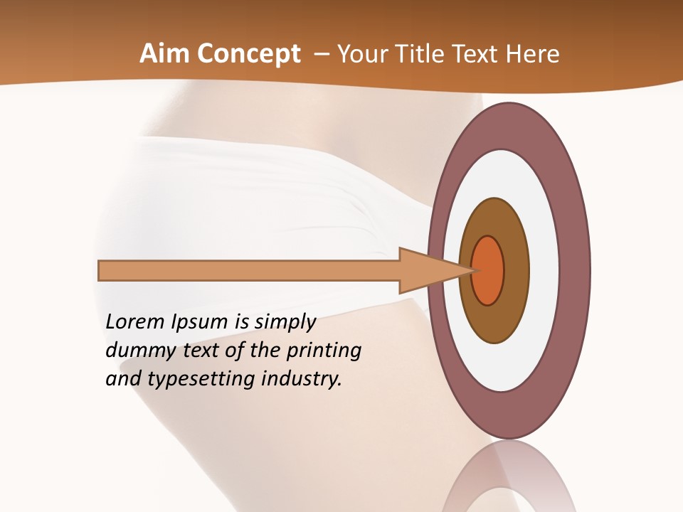 Short Young Panties PowerPoint Template