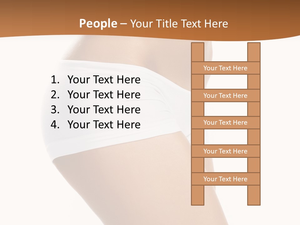 Short Young Panties PowerPoint Template