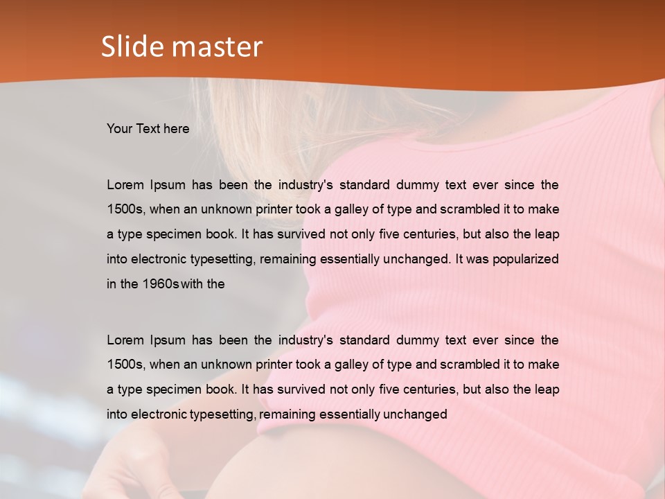 Slim Happy Smile PowerPoint Template