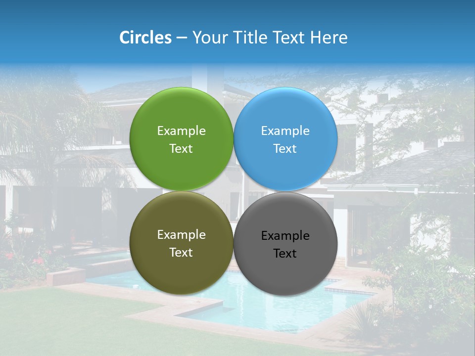 Accommodation Stairs Two PowerPoint Template