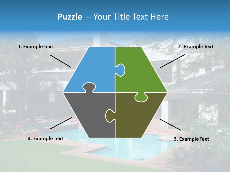 Accommodation Stairs Two PowerPoint Template