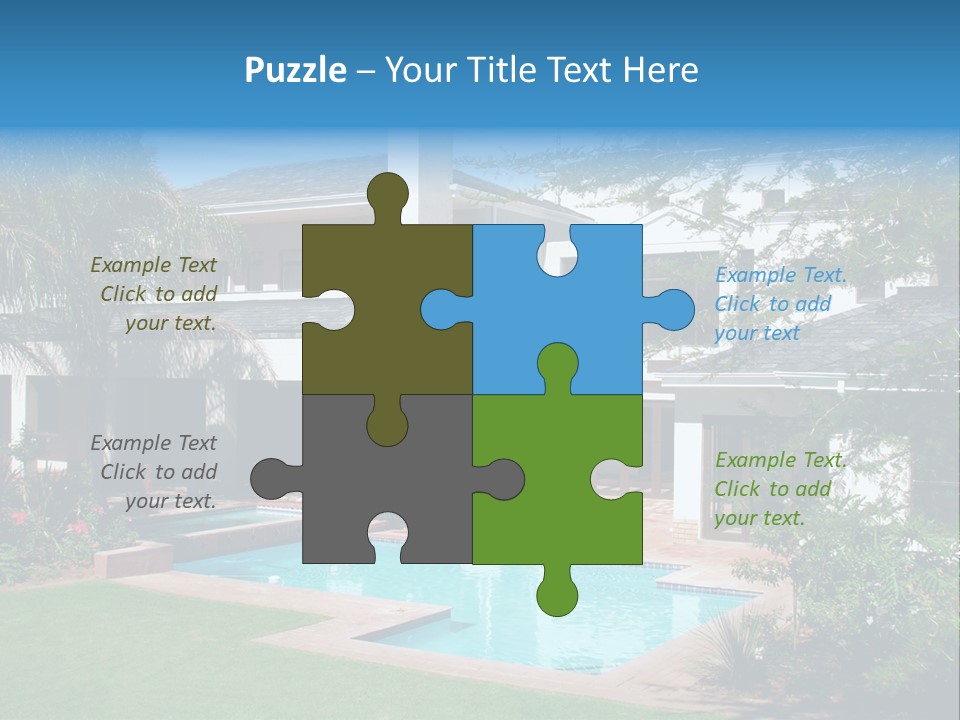 Accommodation Stairs Two PowerPoint Template