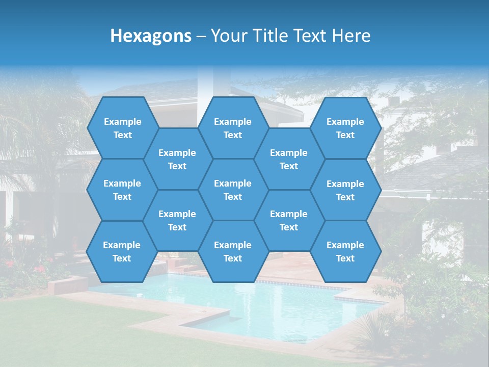 Accommodation Stairs Two PowerPoint Template