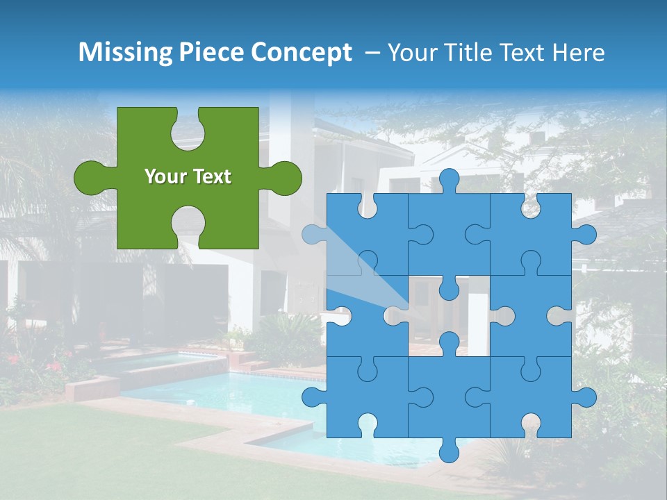 Accommodation Stairs Two PowerPoint Template