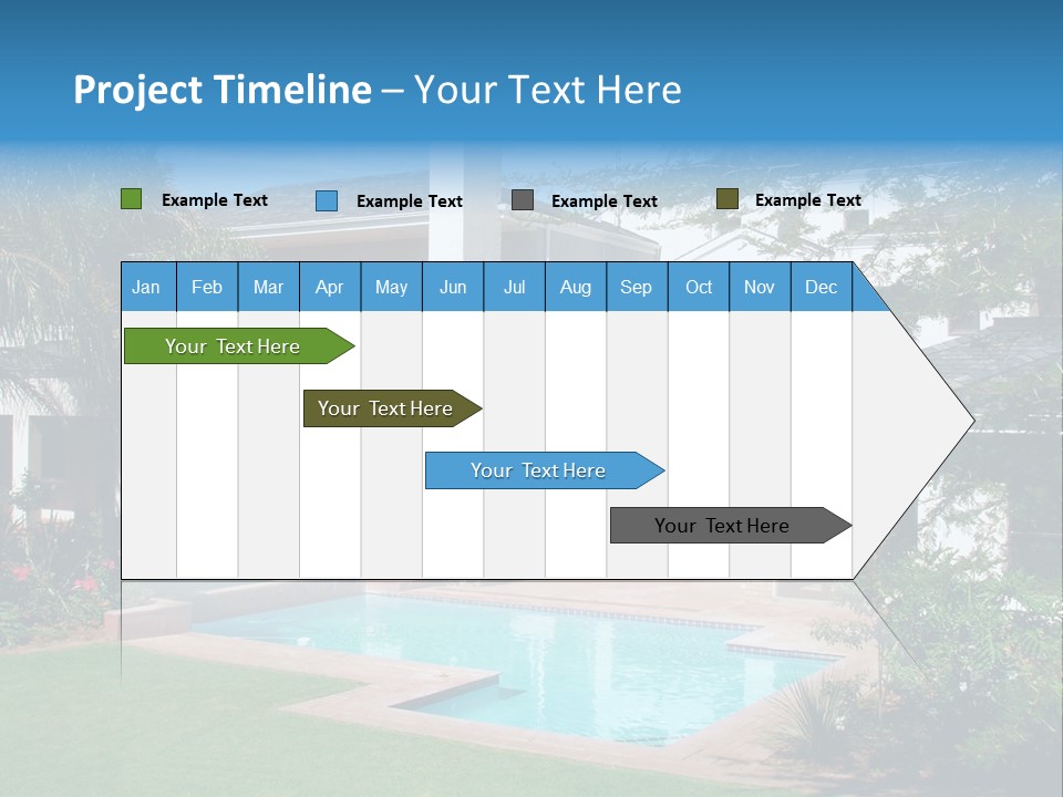 Accommodation Stairs Two PowerPoint Template