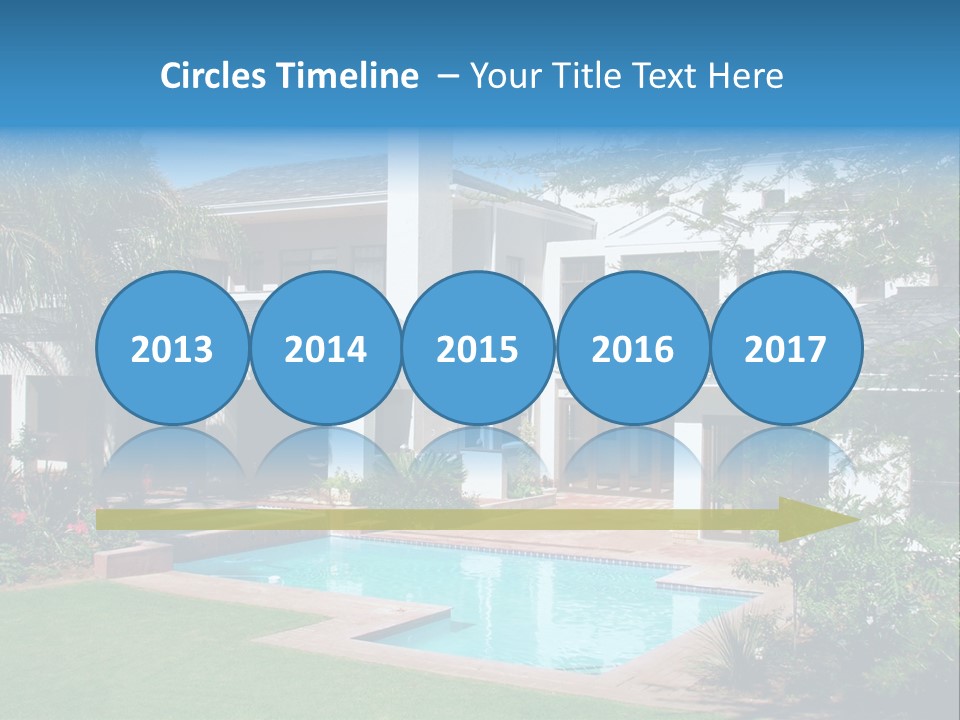 Accommodation Stairs Two PowerPoint Template