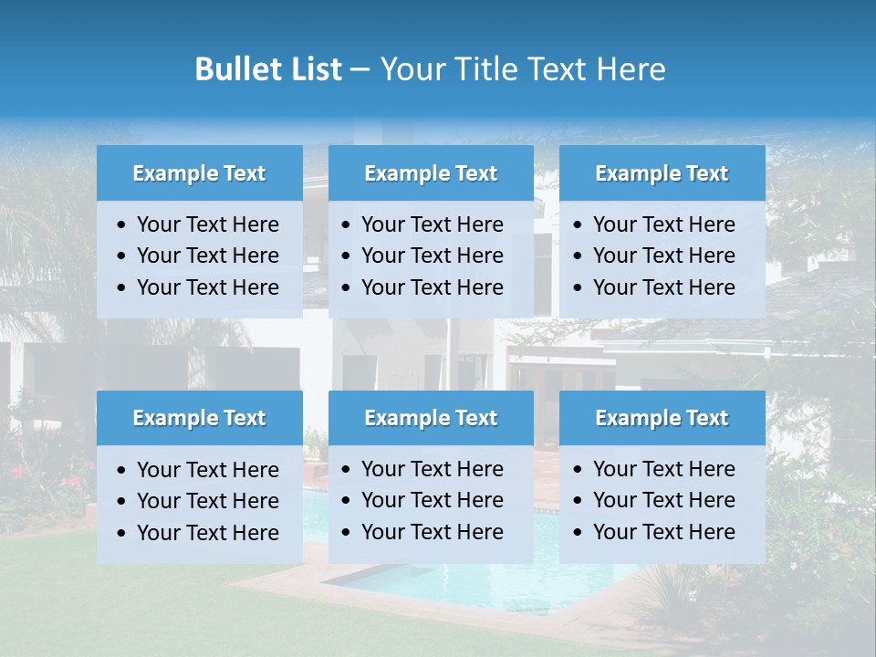 Accommodation Stairs Two PowerPoint Template