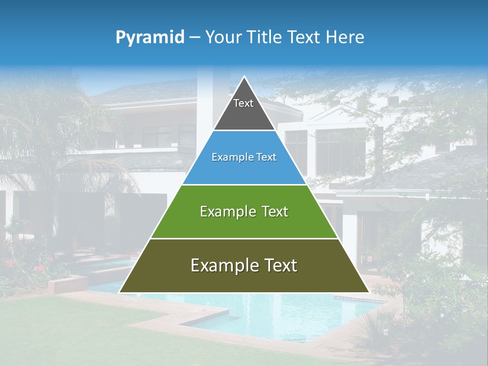 Accommodation Stairs Two PowerPoint Template
