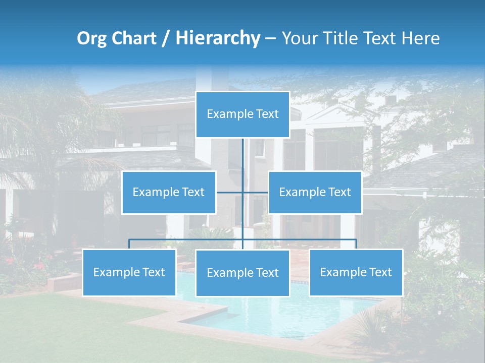 Accommodation Stairs Two PowerPoint Template