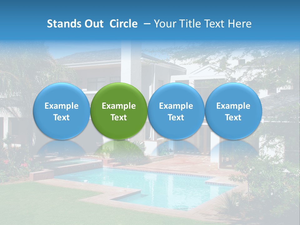 Accommodation Stairs Two PowerPoint Template