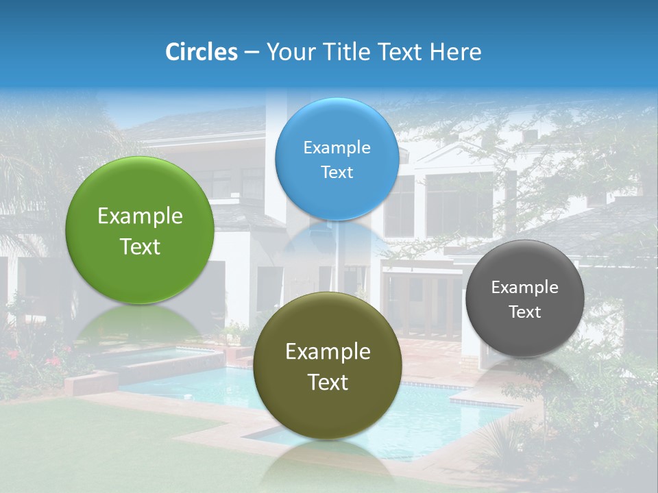 Accommodation Stairs Two PowerPoint Template
