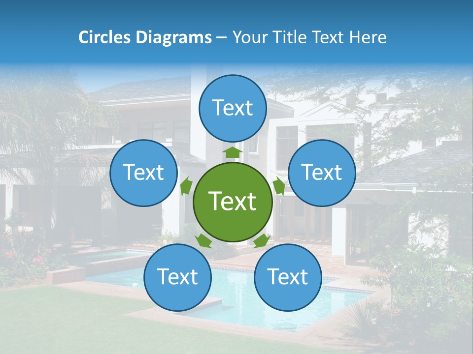 Accommodation Stairs Two PowerPoint Template